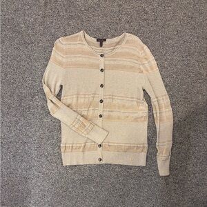 Escada Beige/Metallic Cardigan